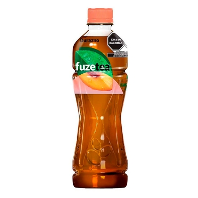 Imagen de Bebida Fuze Tea Sabor Té Negro Durazno 600 MLL