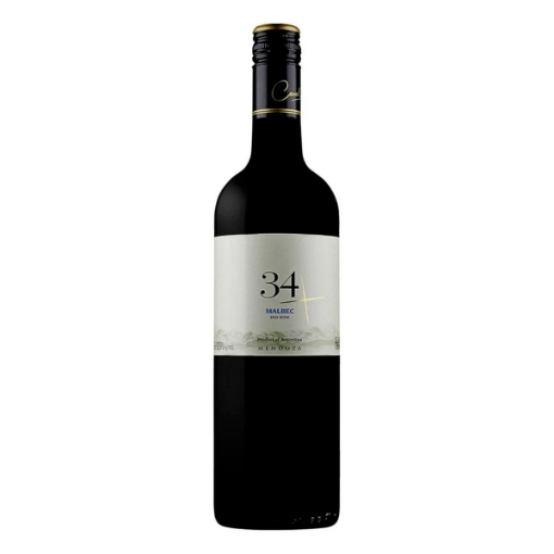 Imagen de Vino Tinto 34 Malbec 750 MLL