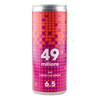 Imagen de Vino Rosado 49 Millions Lata 250 MLL