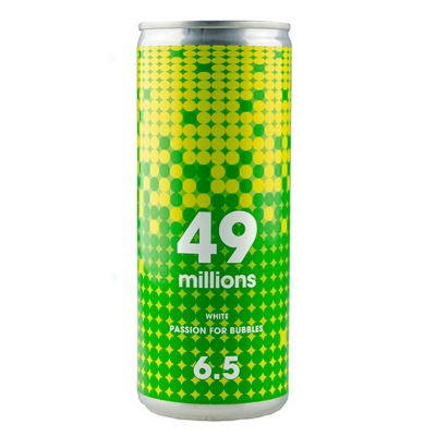 Imagen de Vino Blanco 49 Millions Lata 250 MLL