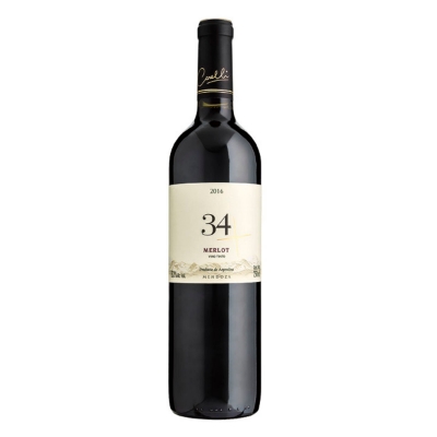 Imagen de Vino Tinto 34 Merlot 750 MLL