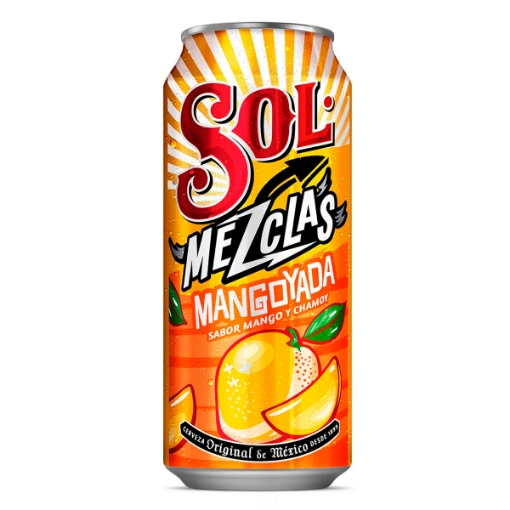 Imagen de Cerveza Sol Mangoyada Lata 473 MLL