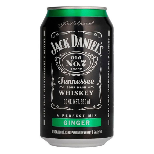 Imagen de Bebida Alcohólica Preparada Jack Daniels Ginger  350 MLL