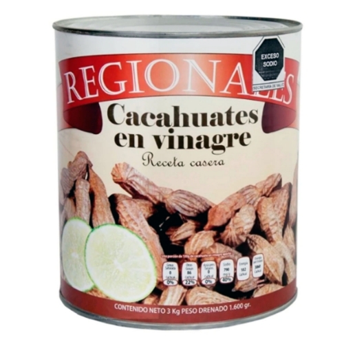 Imagen de Cacahuate Regionales En Vinagre  3 KGS