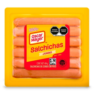 Imagen de Salchicha Oscar Mayer Original Jumbo 454 GRS