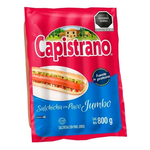Imagen de Comprar Salchicha Capistrano Jumbo  800 GRS