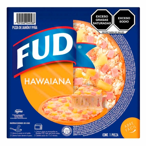 Imagen de Pizza Hawaiana Fud Individual  1 PZS