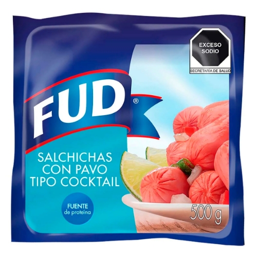 Imagen de Salchichas Cocktail Fud Con Pavo  500 GRS