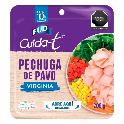 Imagen de Pechuga Virginia De Pavo Fud Cuida-T 200 GRS