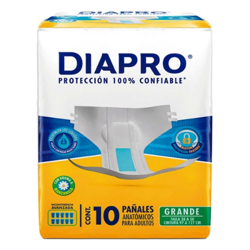 Imagen de Calzon Diapro Basico Grande  10 PZS