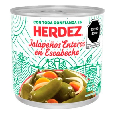 Imagen de Chiles Herdez Jalapeños 350 GRS