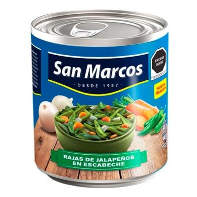 Imagen de Chiles San Marcos Rajas 800 GRS