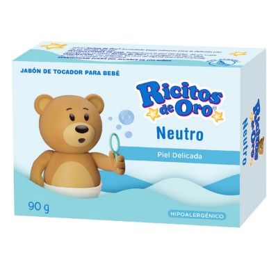 Imagen de Jabón Ricitos De Oro Neutro 2pack 90 GRS