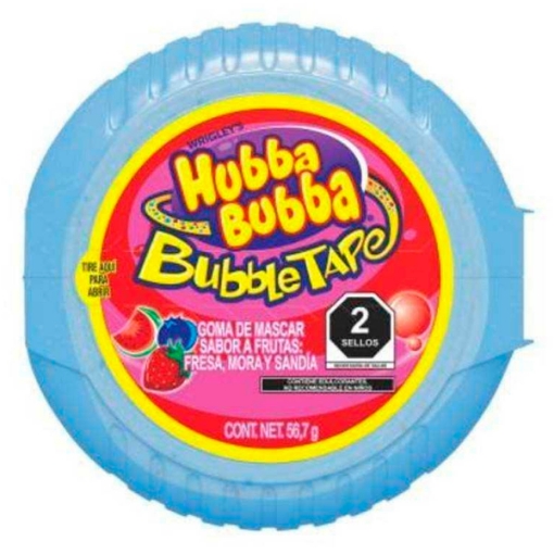 Imagen de Exhibidor Chicle Hubba Bubba Frutas Rollo  56.7 GRS