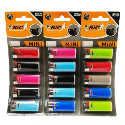 Imagen de Exhibidor Encendedores Bic Mini 15 PZS