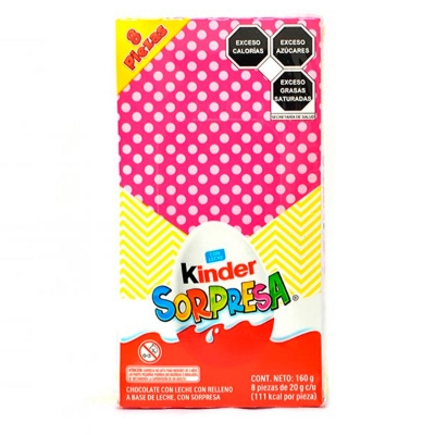 Imagen de Huevitos Kinder Sorpresa Barbie 8 PZS