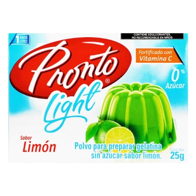 Imagen de Gelatina Pronto Light Limon 25 GRS