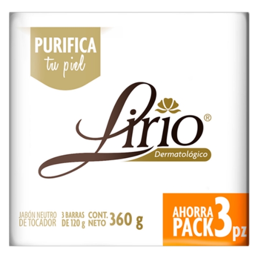 Imagen de Jabón De Tocador Lirio Dermatológico  120 GRS