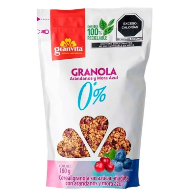 Imagen de Granola Granvita Arandano 0 Azucar 180 GRS