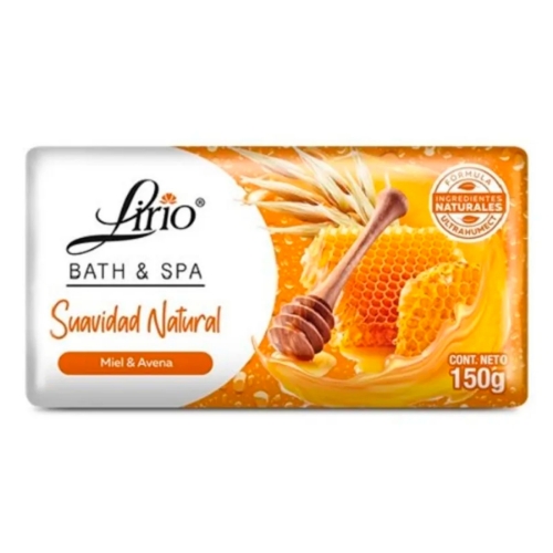 Imagen de Jabón De Tocador Lirio Avena Y Miel  150 GRS