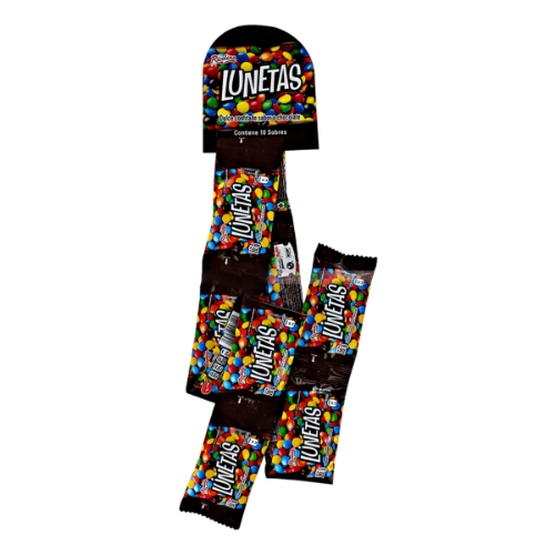 Imagen de Chocolate Ricolino Lunetas Tira  10 GRS