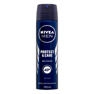 Imagen de Desodorante Nivea Aerosol Protec&Care Hombre Antitranspirante 150 MLL