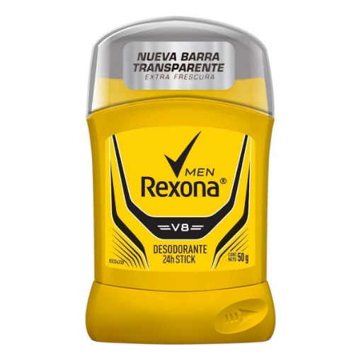 Imagen de Desodorante Rexona 24H V8 En Barra Para Caballero  50 GRS
