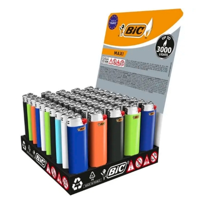 Imagen de Encendedor Bic De 26 Maxi Clásico 50 PZS