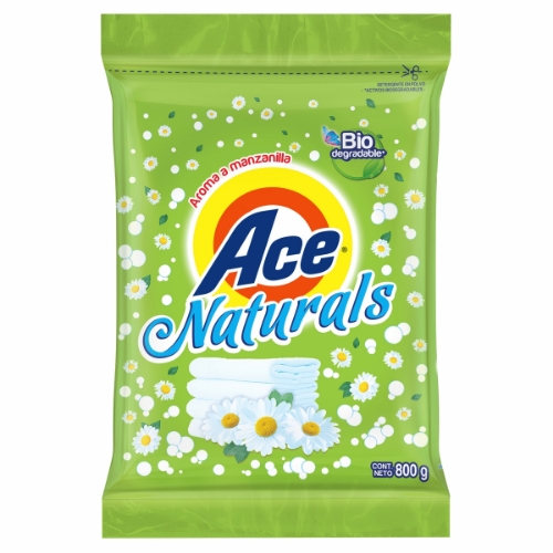 Imagen de Detergente En Polvo Ace Naturals  800 GRS