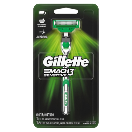 Imagen de Rastrillo Mach3 Sensible  1 PZS