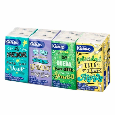 Imagen de Pañuelo Kleenex Sellapack 15 PZS