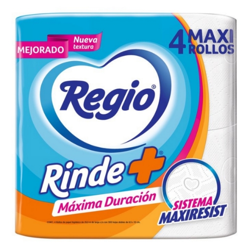 Imagen de Papel Higienico Regio Rinde 4 PZS