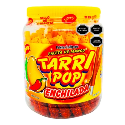 Imagen de Dulce Tarry Pop Mango Chile 50 PZS