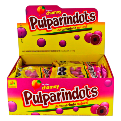 Imagen de DULCES PULPARINDOTS CHAMOY 20 PZS