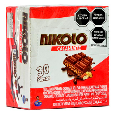 Imagen de Chocolate Arcor Nikolo Tradicional 21 GRS