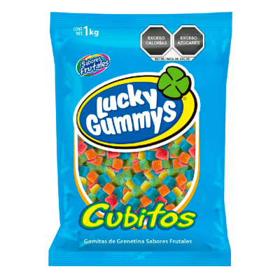 Imagen de GOMITA LUCKY GUMMYS CUBITOS 1 KGS