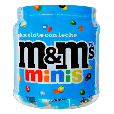 Imagen de EXH CHOCOLATE M&M MINI VITRO 4.9 GRS