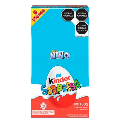 Imagen de CHOCOLATE KINDER SORPRESA VEHICULOS 8 PZS