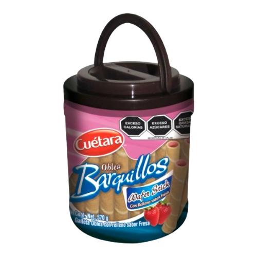 Imagen de Galleta Cuetara Wafer Fresa Stick 570 GRS