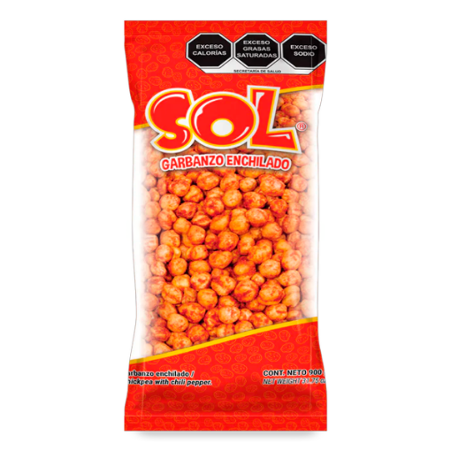 Imagen de BOTANA SOL GARBANZO ENCHILADO  900 GRS