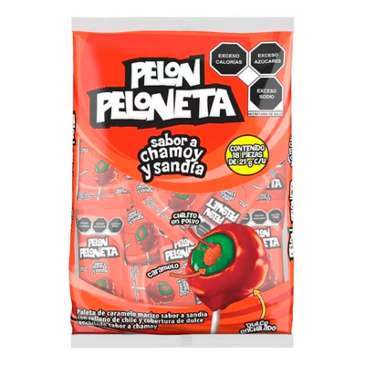 Imagen de Paleta Peloneta Chamoy+2Sal&Lim 21 GRS