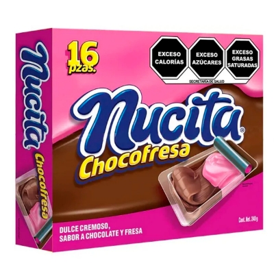 Imagen de Chocolate Nucita Cholate Fresa 16 PZS