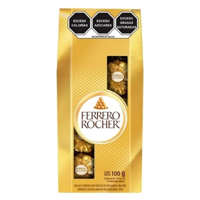 Imagen de Chocolate Ferrero Rocher 8 PZS