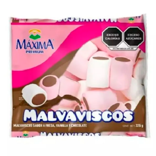 Imagen de Malvavisco Maxima Relleno de Chocolate 225 GRS