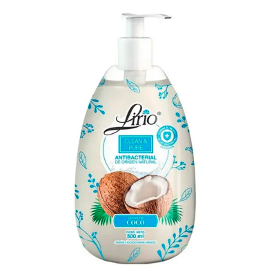 Imagen de Jabón Líquido Lirio Clean Pure Coco 500 MLL