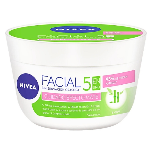 Imagen de Crema Corporal Nivea Efecto Mate 5en1  200 MLL