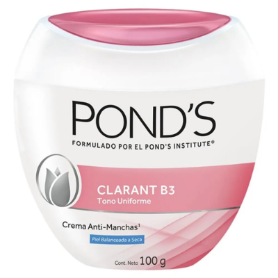 Imagen de CREMA PONDS CLARANT PIEL B3 PIEL SECA 100 GRS