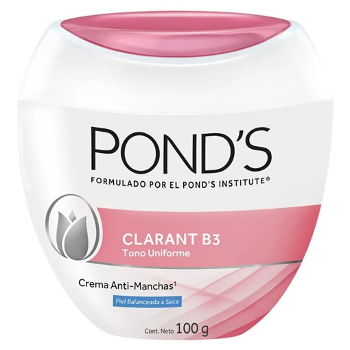Imagen de CREMA PONDS CLARANT PIEL B3 PIEL SECA  100 GRS