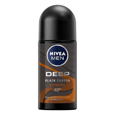 Imagen de DESODORANTE NIVEA MEN DEEP ESPRESSO ROLLON ANTITRANSPIRANTE 50 MLL