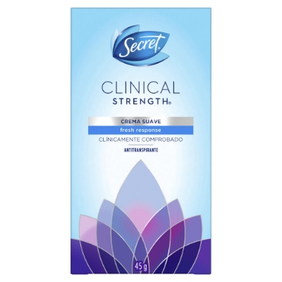 Imagen de DESODORANTE SECRET CLINICAL STRENGTH FRESH MUJER CREMA 45 GRS